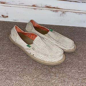 Sanuk slip ons